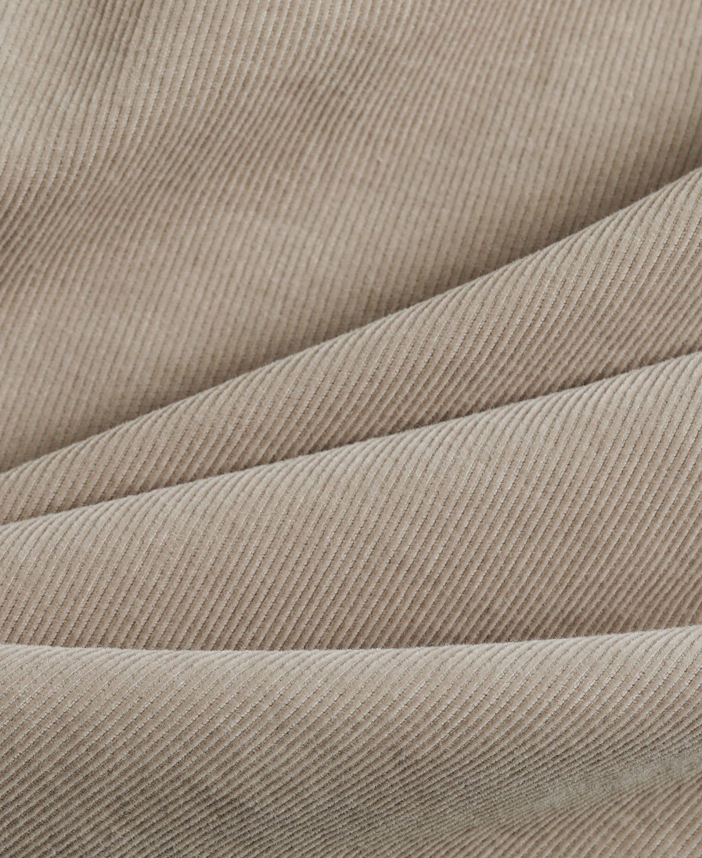 Corduroy Open Collar Shirt - Khaki