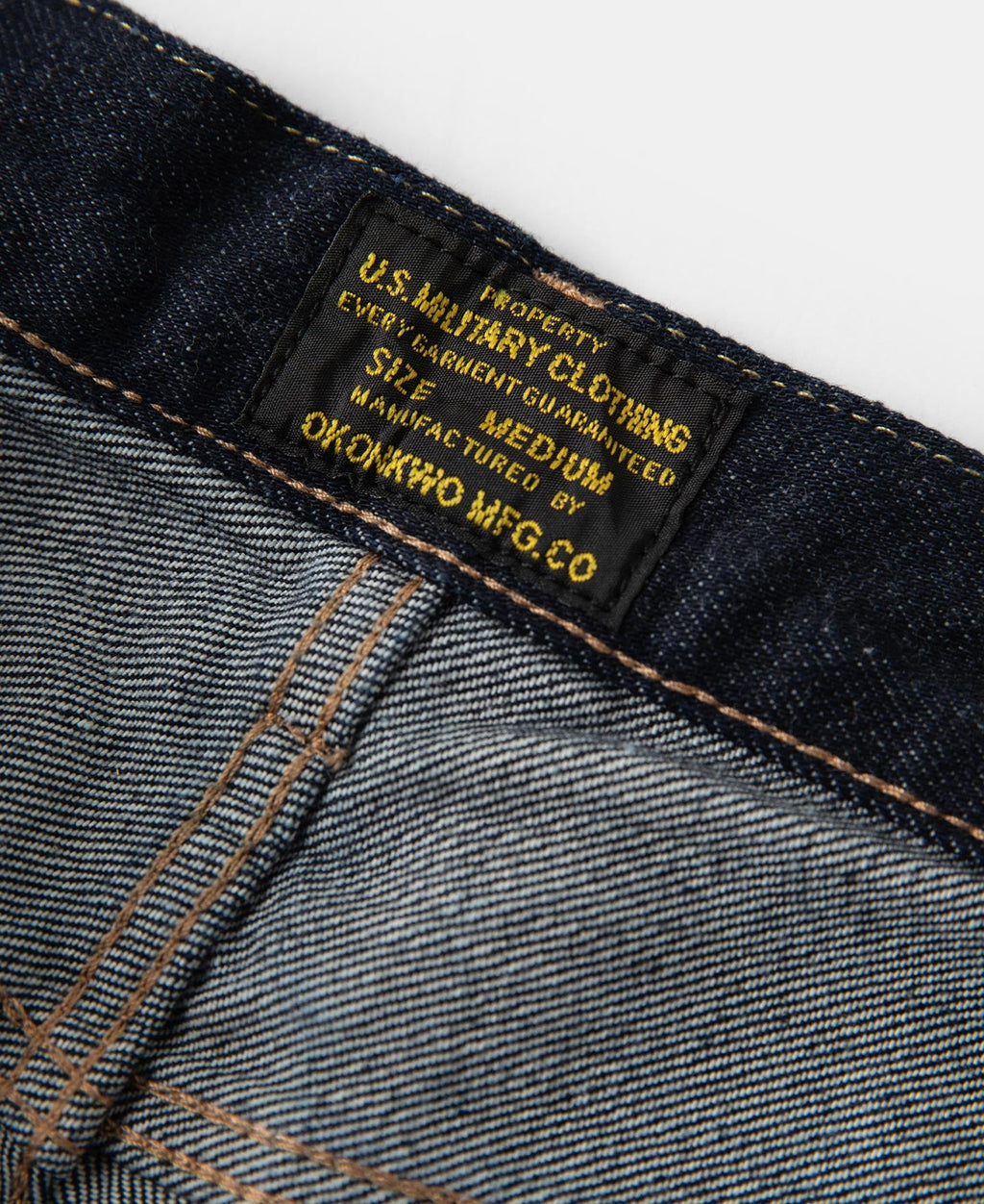13.2 oz Embroidered Pocket Denim Jeans - Prewashed