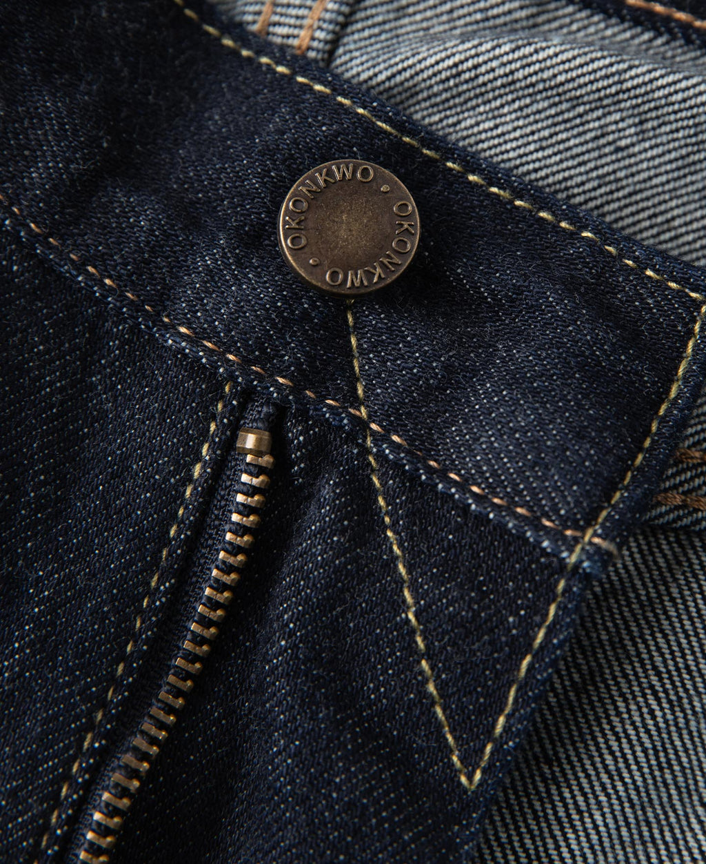 13.2 oz Embroidered Pocket Denim Jeans - Prewashed