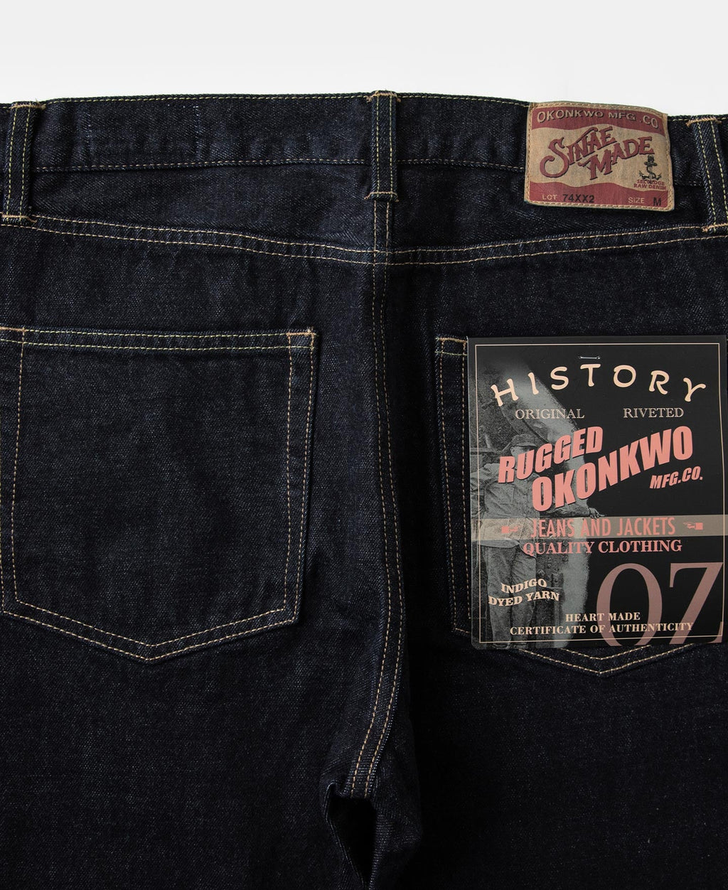 15 oz Slim Tapered Selvedge Denim Jeans - Prewashed