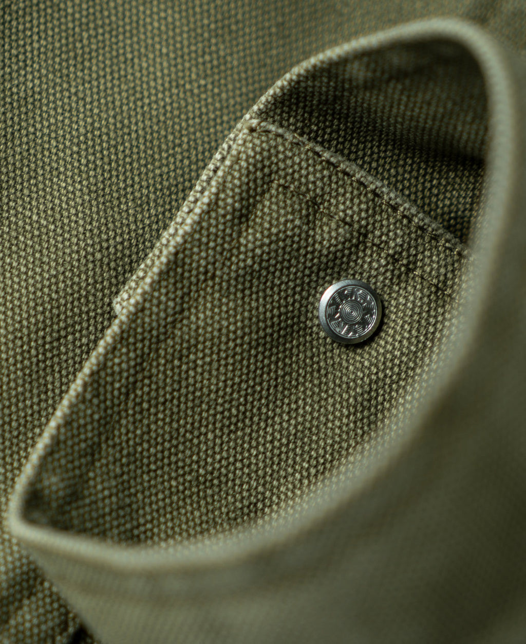 Classic Canvas Cruiser Cropped Jacket - Olive