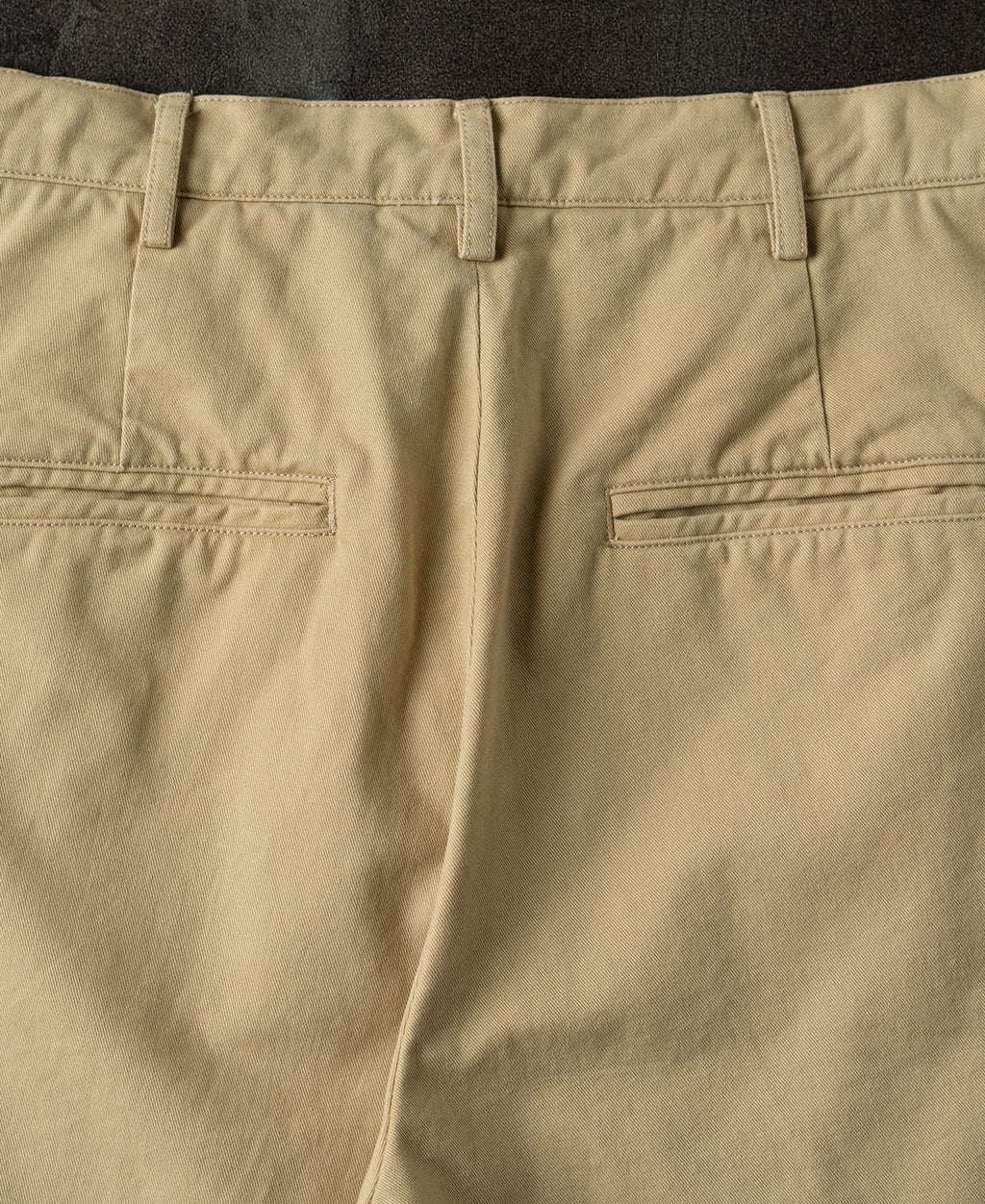 Classic Fit Two-Pleated Chino - Khaki