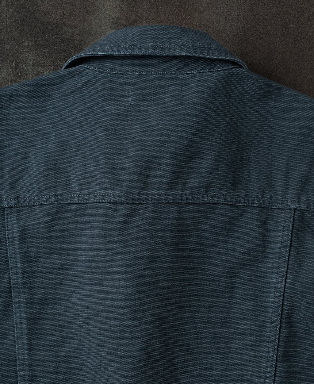 Classic Canvas Cruiser Cropped Jacket - Navy