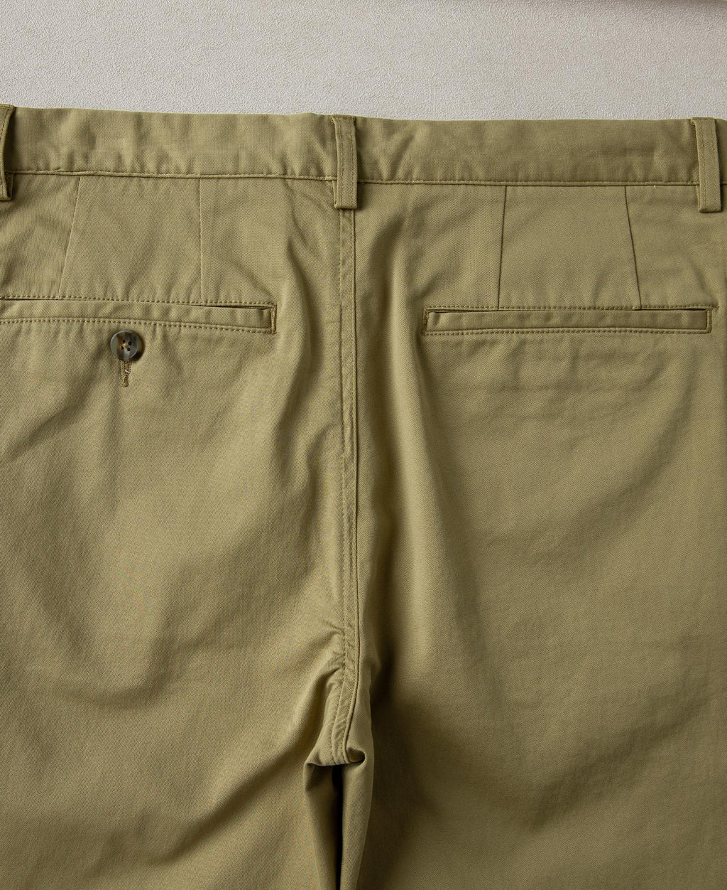 Cotton-Blend Slim Tapered Trousers - Khaki