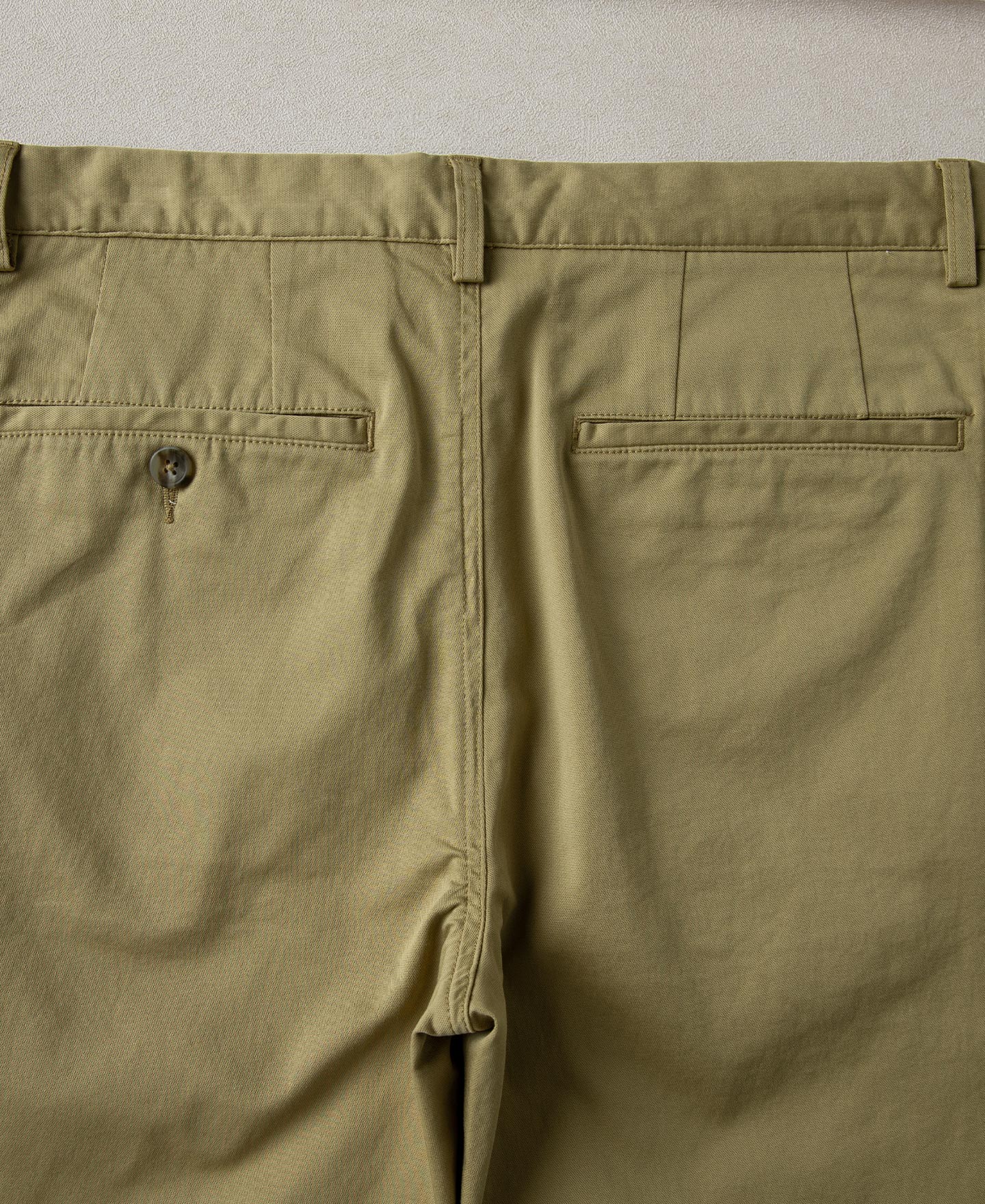 Cotton-Blend Slim Tapered Trousers - Khaki