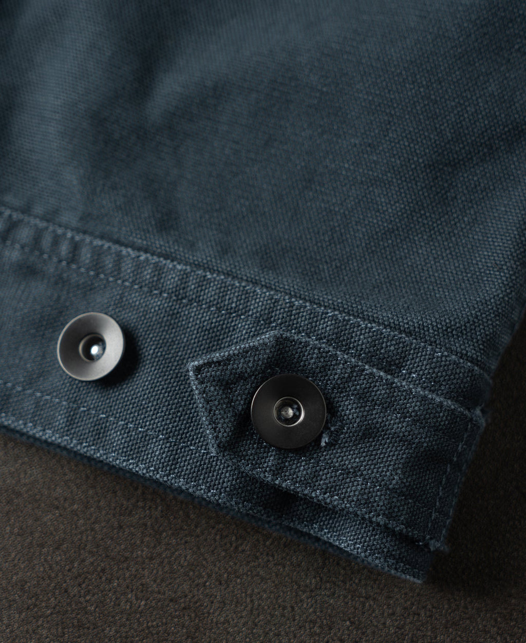 Classic Canvas Cruiser Cropped Jacket - Navy