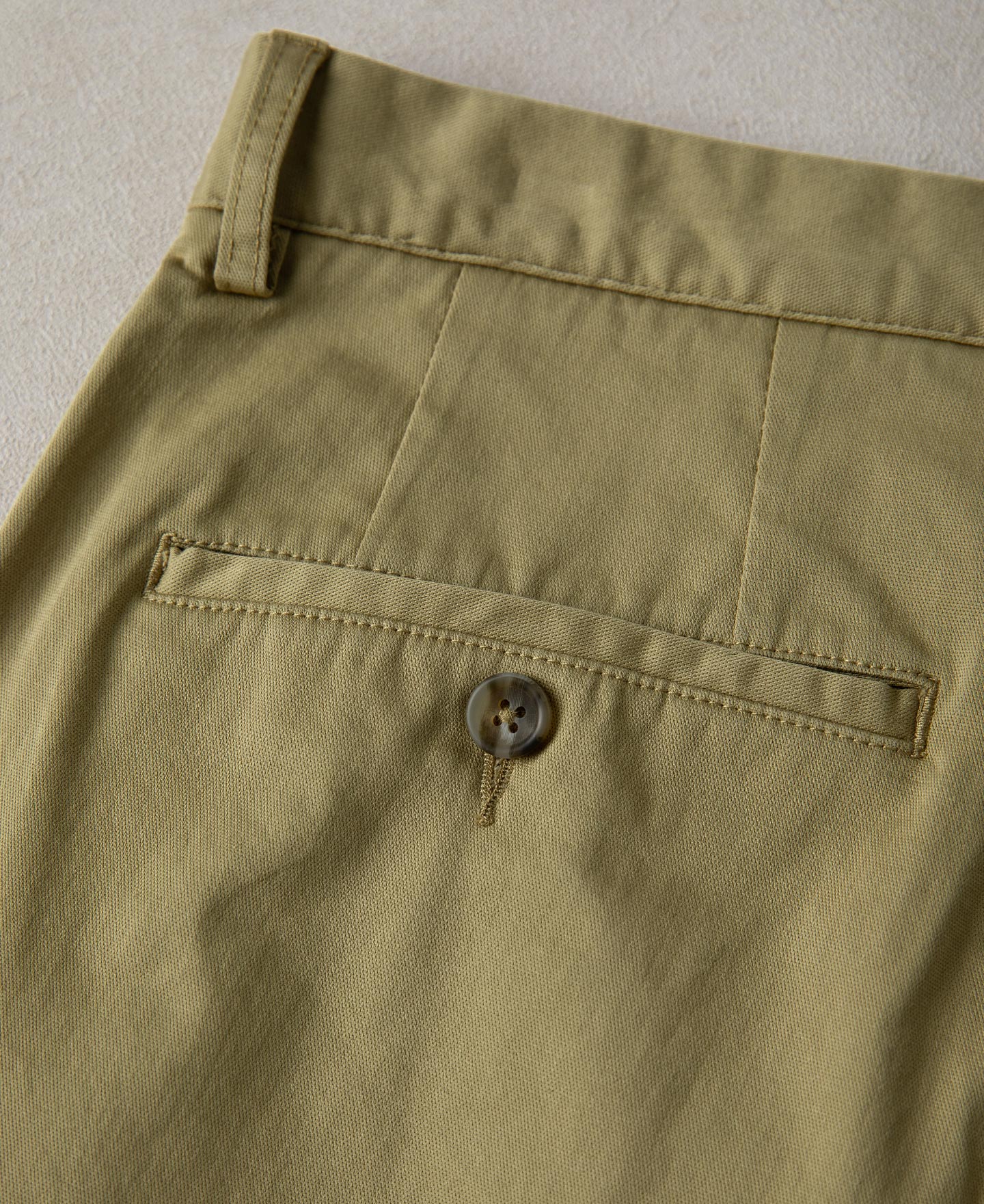 Cotton-Blend Slim Tapered Trousers - Khaki
