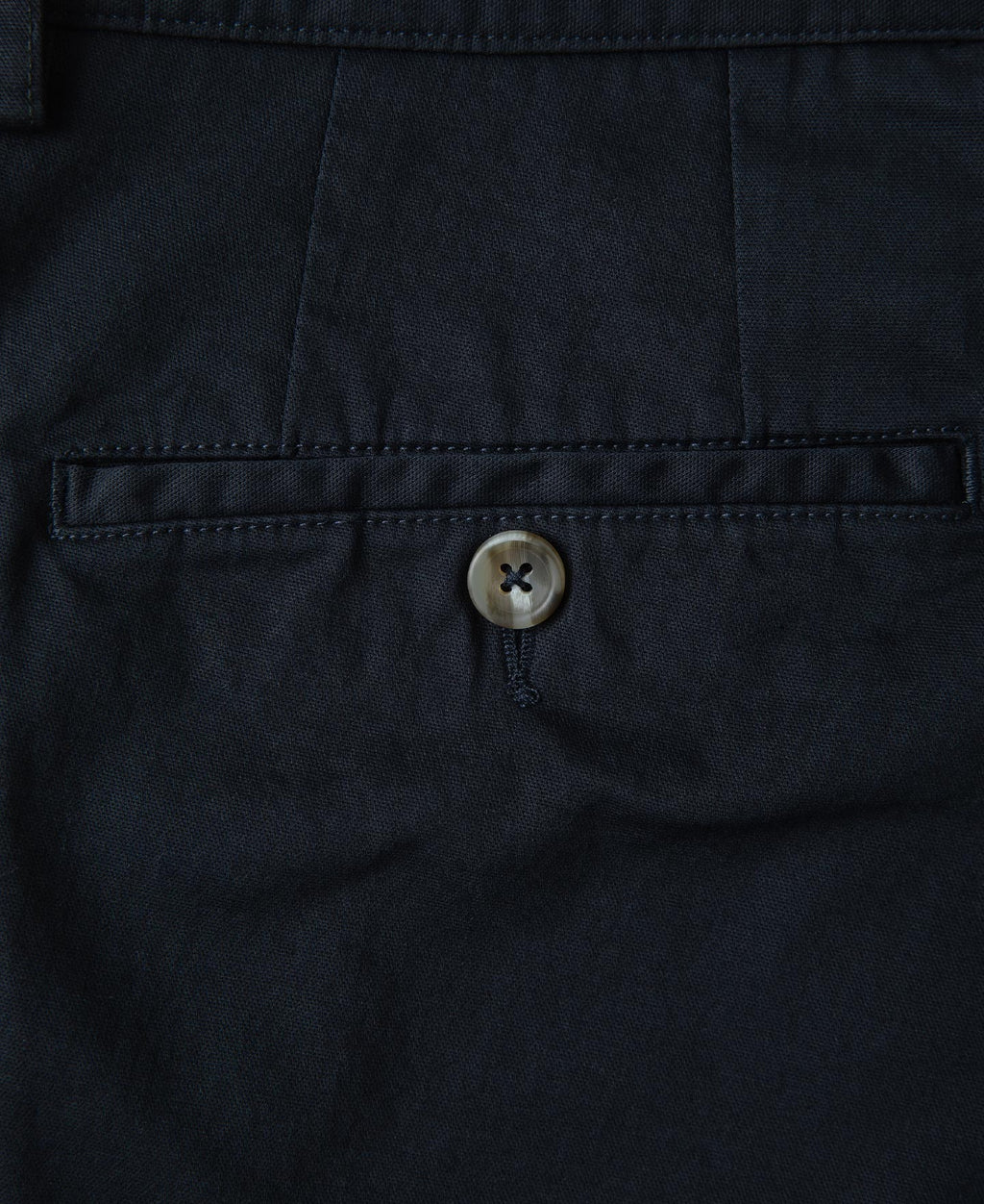 Cotton-Blend Slim Tapered Trousers - Navy