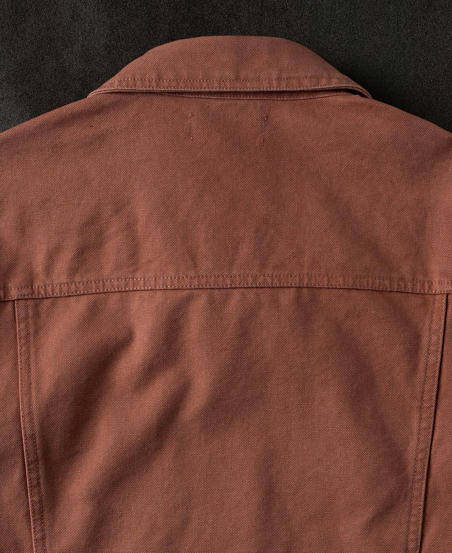 Classic Canvas Cruiser Cropped Jacket - Clay