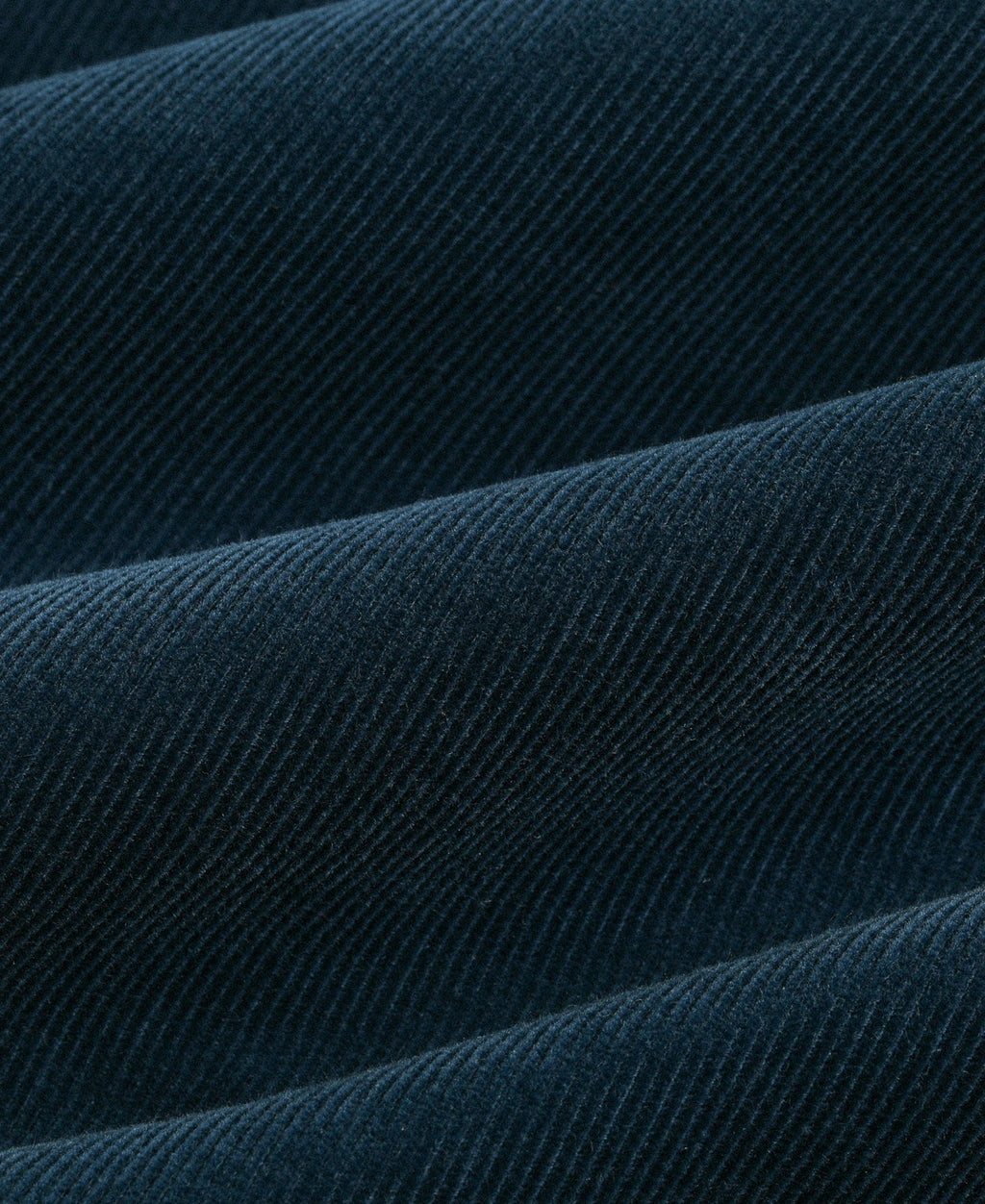 Corduroy Open Collar Shirt - Indigo