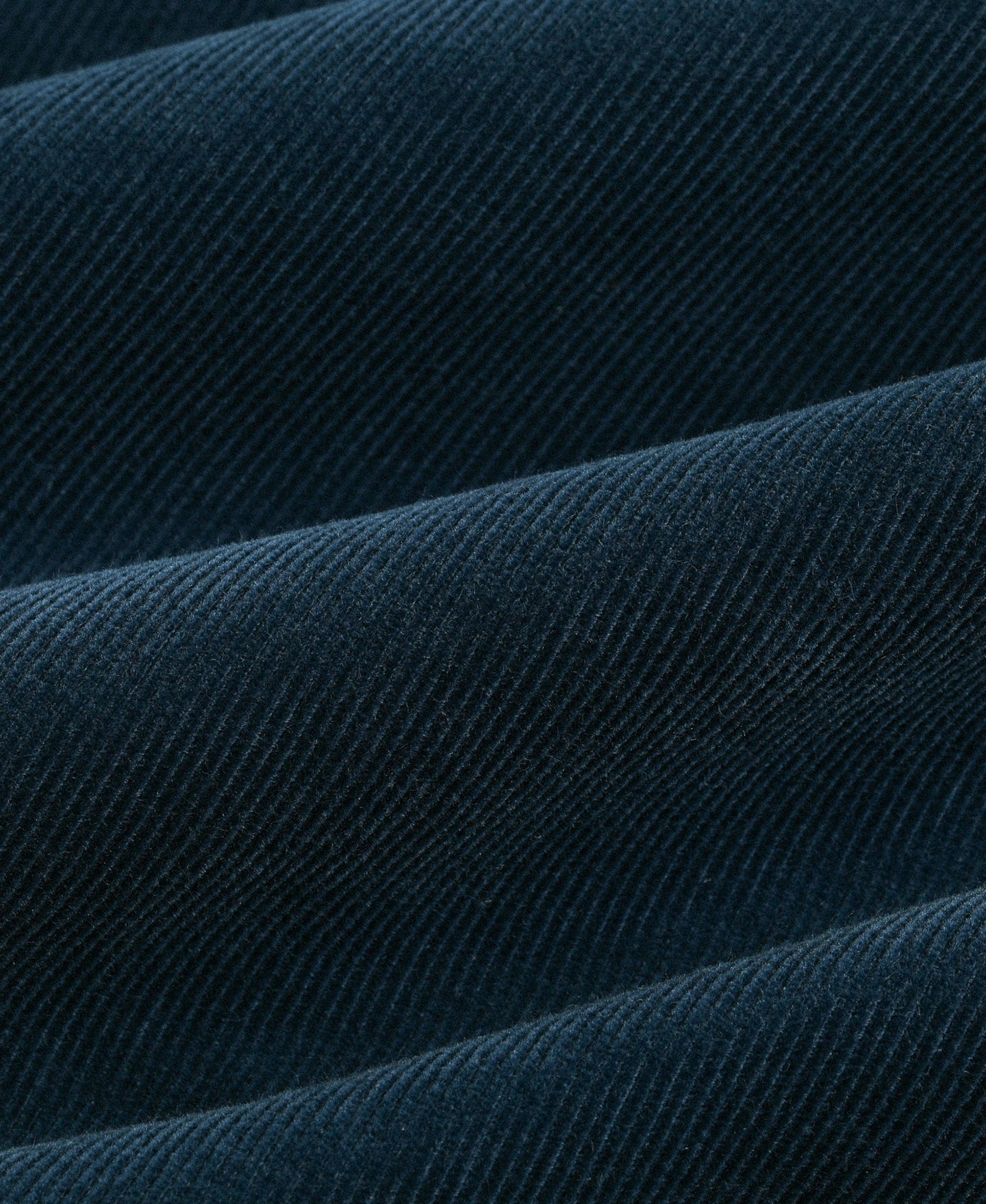 Corduroy Open Collar Shirt - Indigo