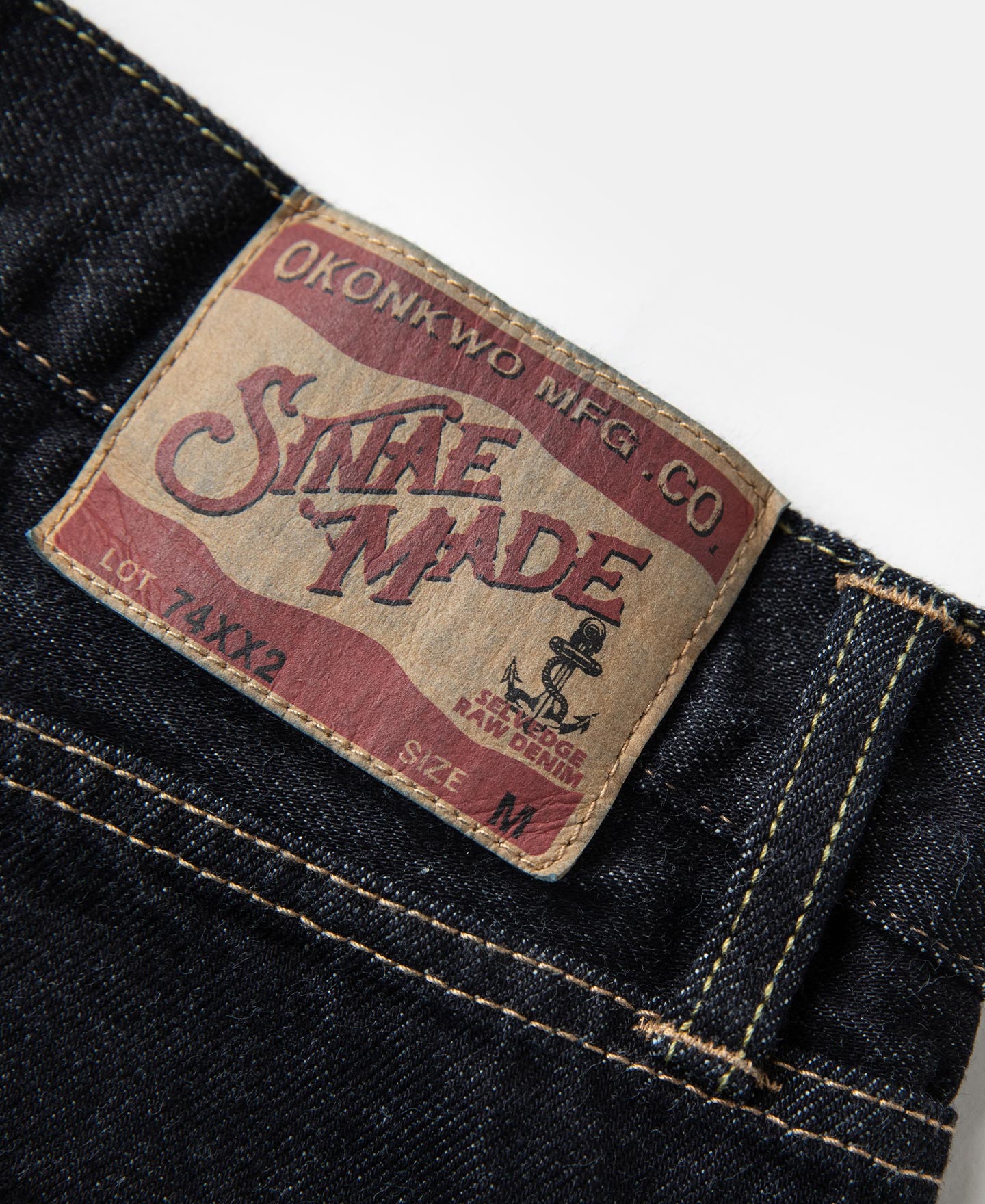 15 oz Slim Tapered Selvedge Denim Jeans - Prewashed