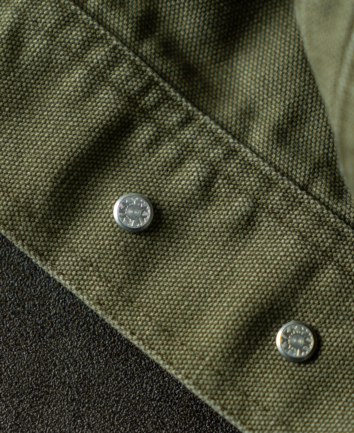 Classic Canvas Cruiser Cropped Jacket - Olive