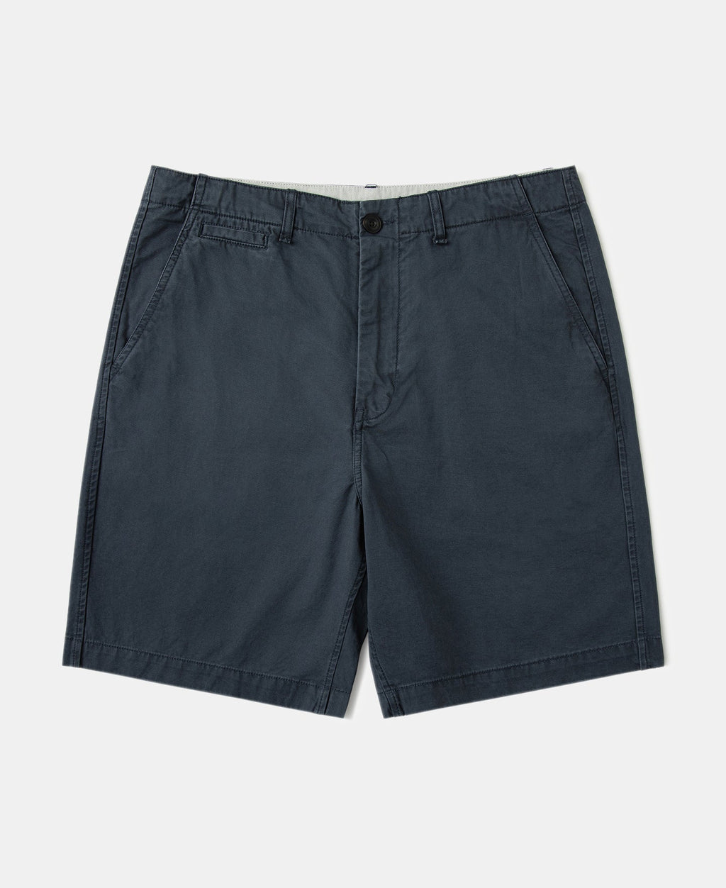 1930s Washed Officer Chino Shorts - Navy
