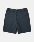 1930s Washed Officer Chino Shorts - Navy
