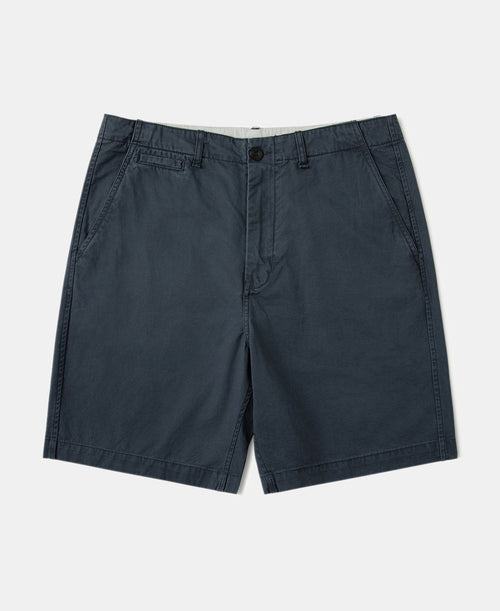 1930s Washed Officer Chino Shorts - Navy