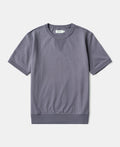 1950s V-Gusset Cotton T-Shirt - Purple