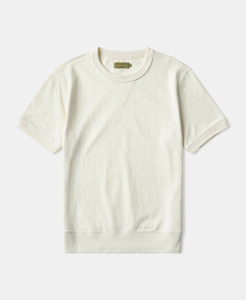 1950s V-Gusset Cotton T-Shirt - White