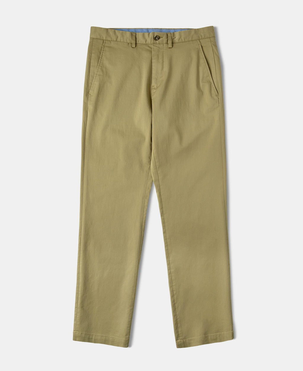 Cotton-Blend Slim Tapered Trousers - Khaki