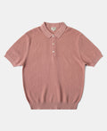 Jacquard Short Sleeve Polo Shirt - Pink