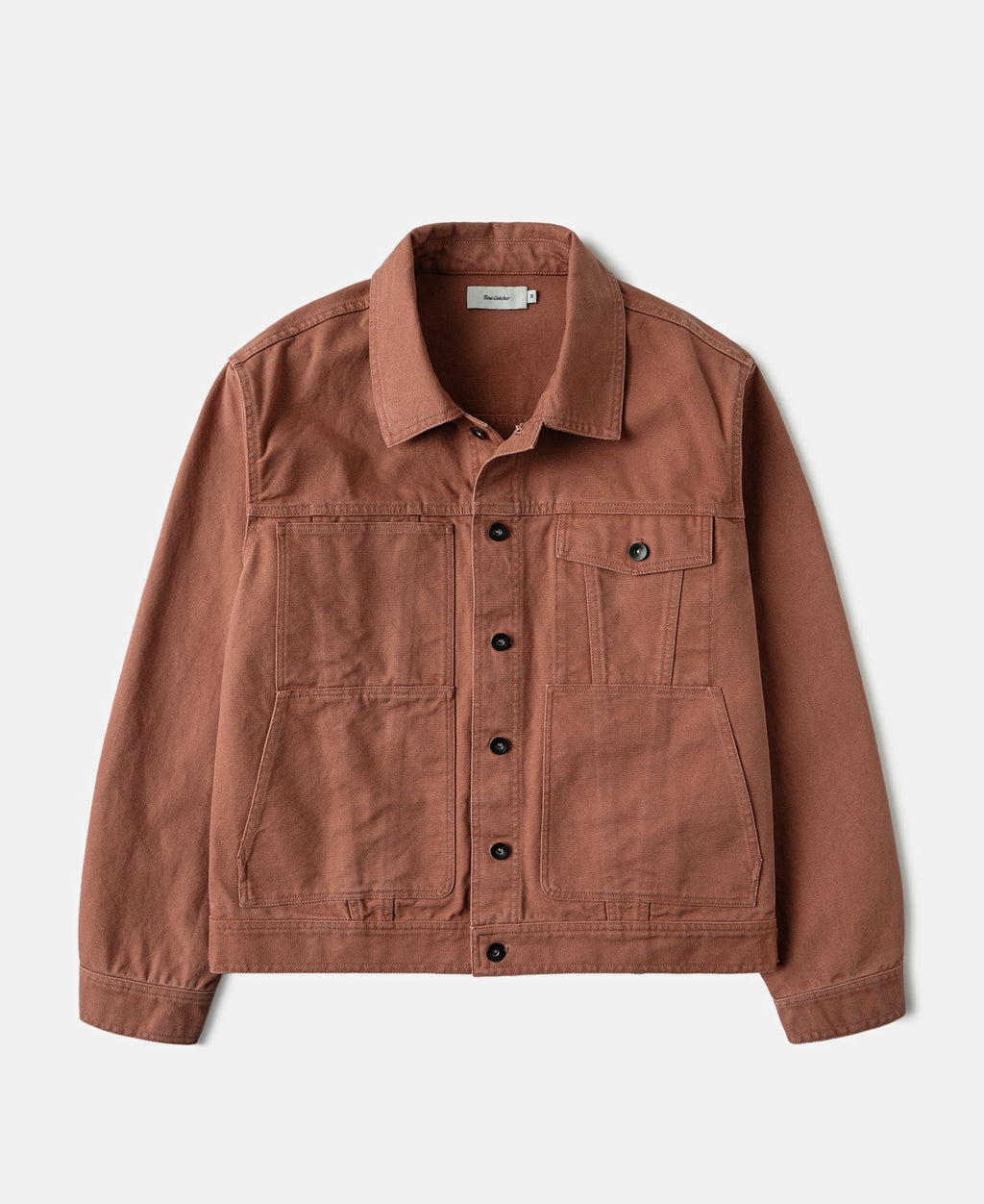 Classic Canvas Cruiser Cropped Jacket - Clay