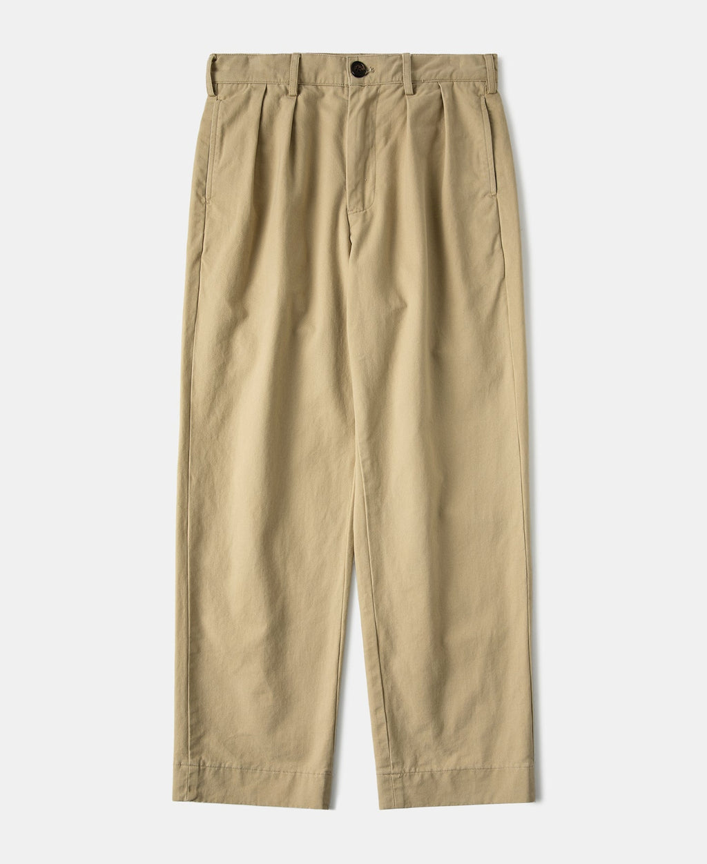 Classic Fit Two-Pleated Chino - Khaki