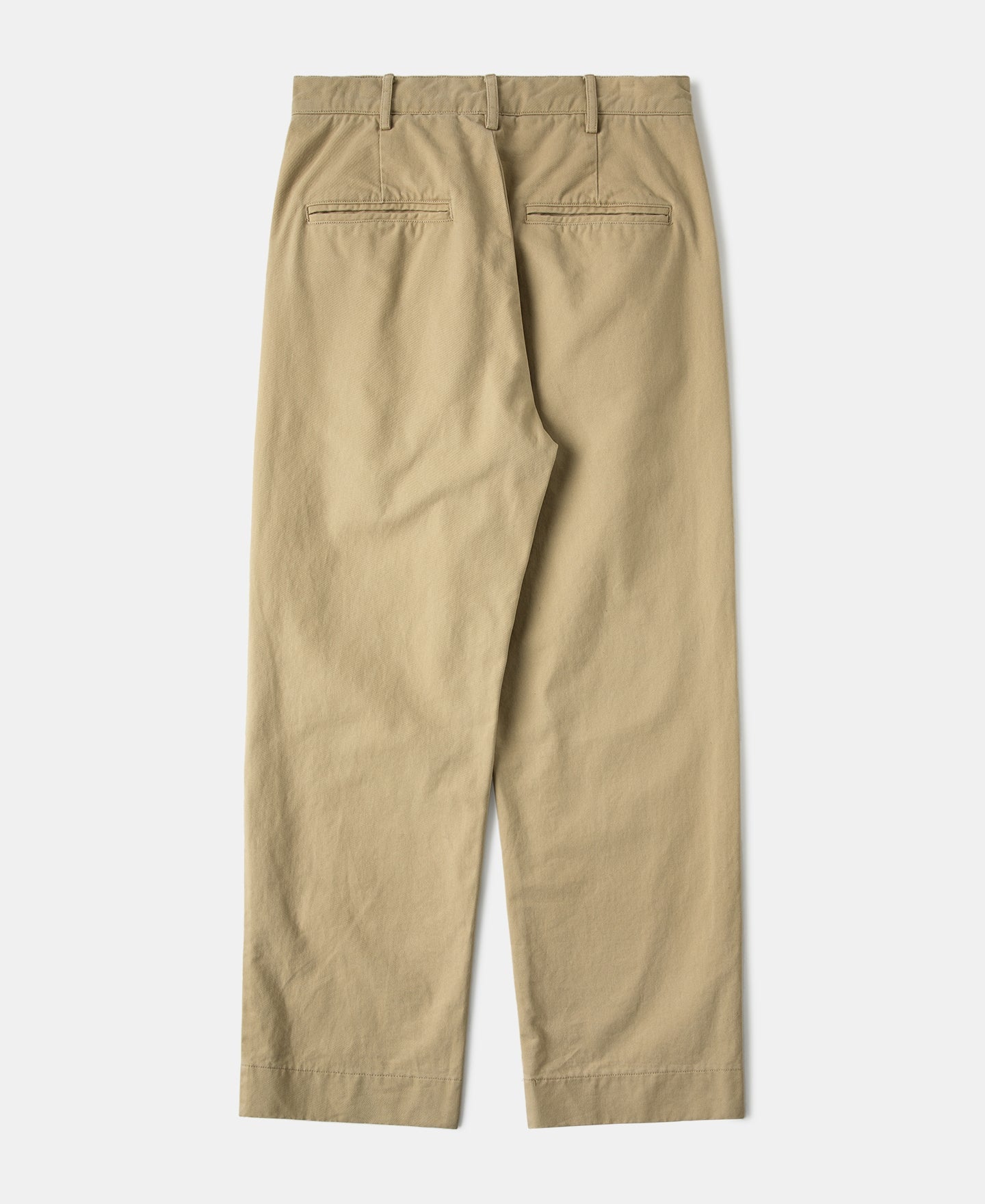 Classic Fit Two-Pleated Chino - Khaki