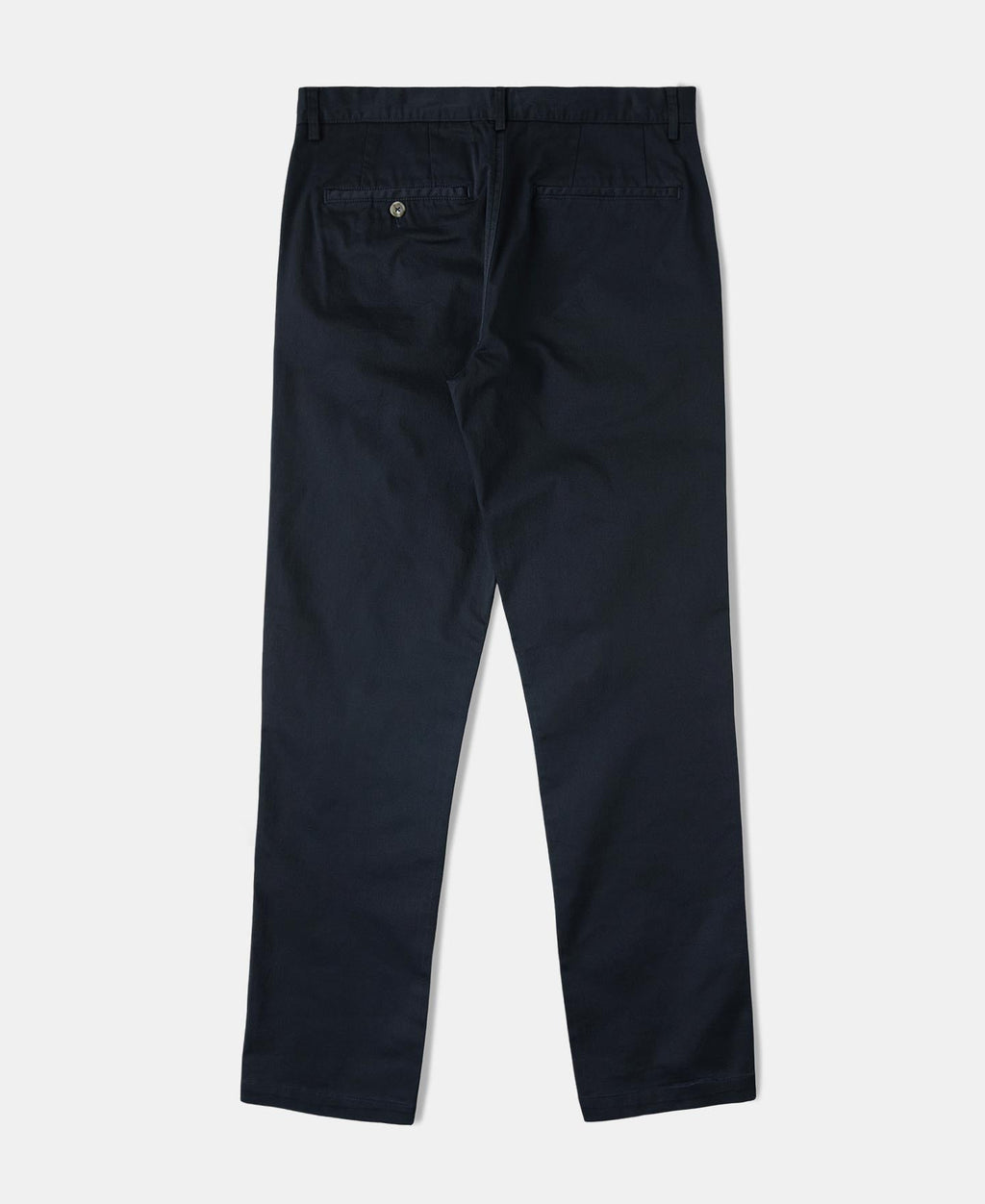 Cotton-Blend Slim Tapered Trousers - Navy
