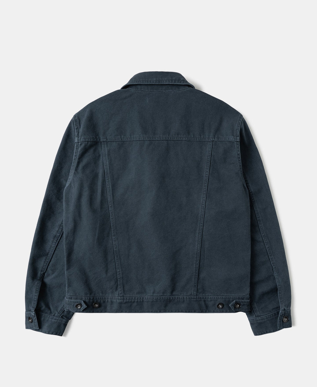 Classic Canvas Cruiser Cropped Jacket - Navy