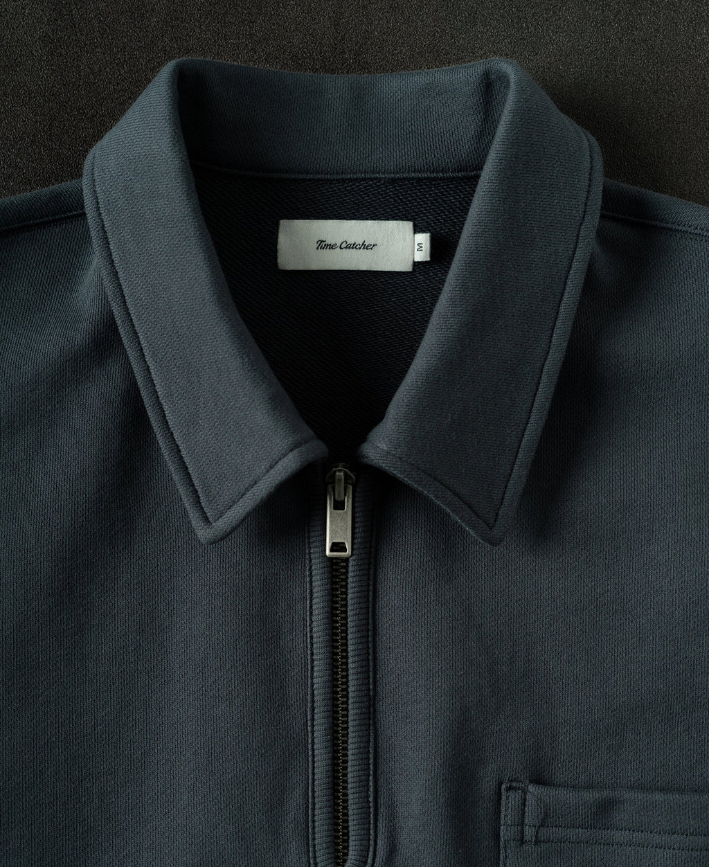 Heavyweight Quarter-Zip Collar Sweatshirt - Vintage Black