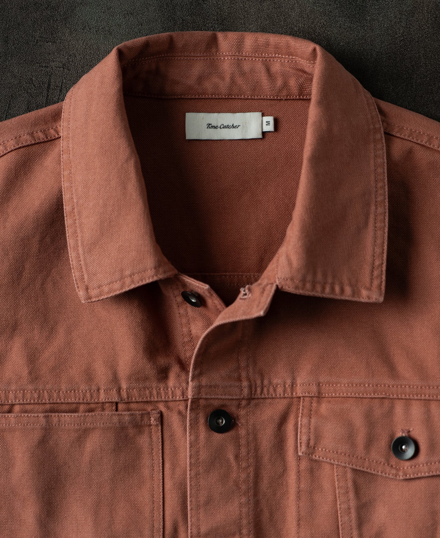 Classic Canvas Cruiser Cropped Jacket - Clay