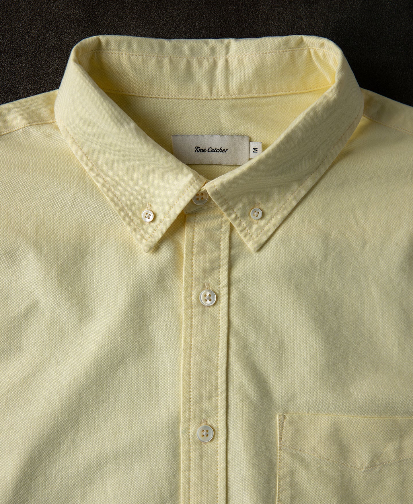 Classic Button-Down Oxford Shirt - Yellow