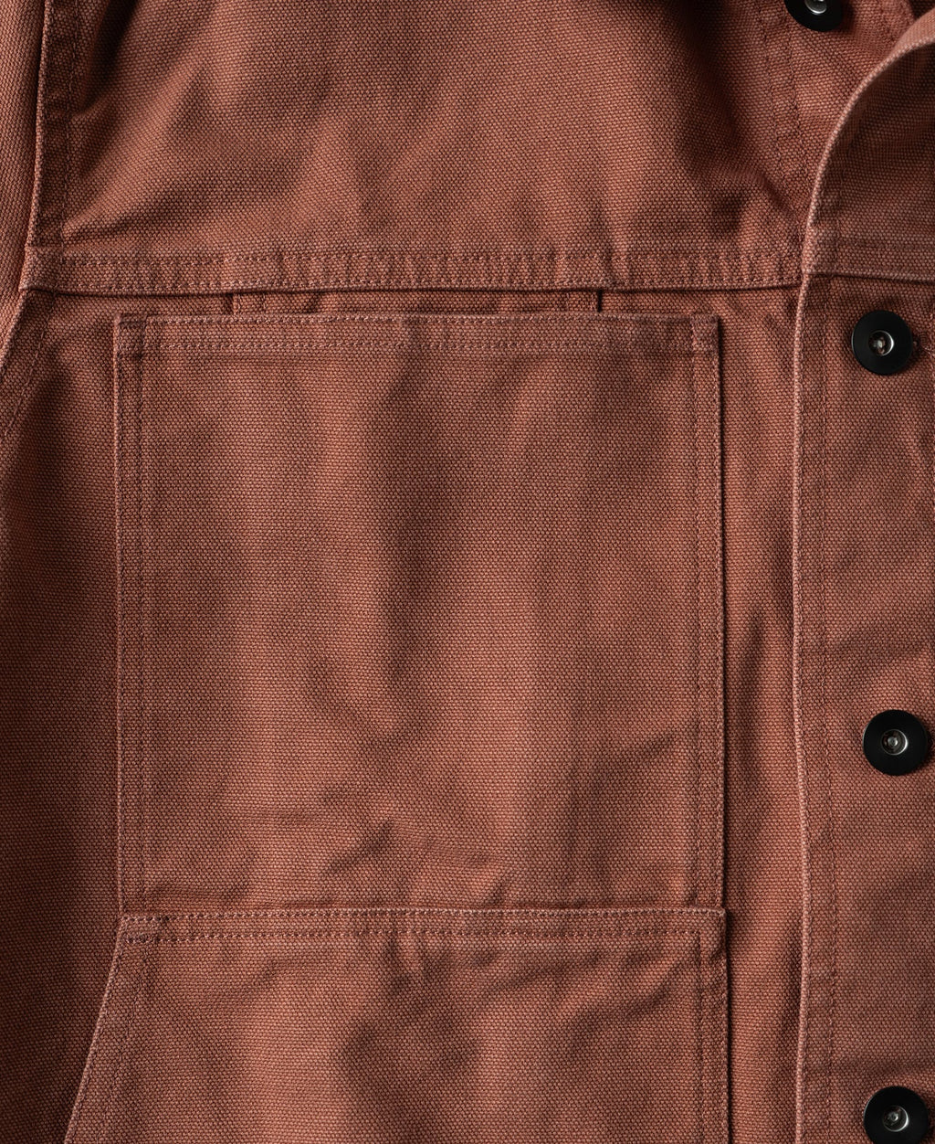 Classic Canvas Cruiser Cropped Jacket - Clay