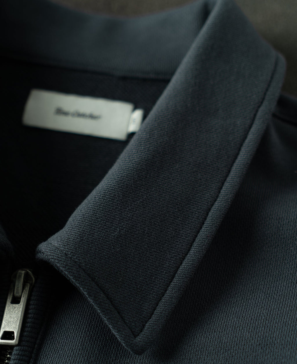 Heavyweight Quarter-Zip Collar Sweatshirt - Vintage Black