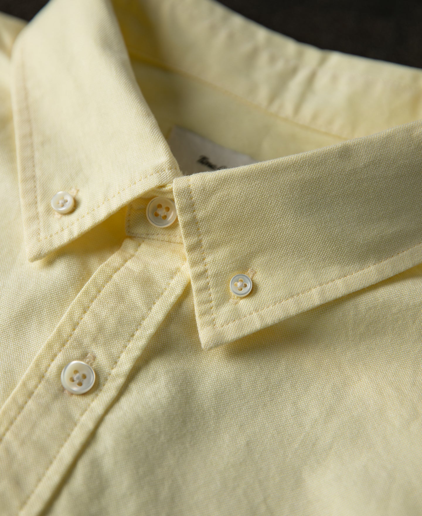 Classic Button-Down Oxford Shirt - Yellow