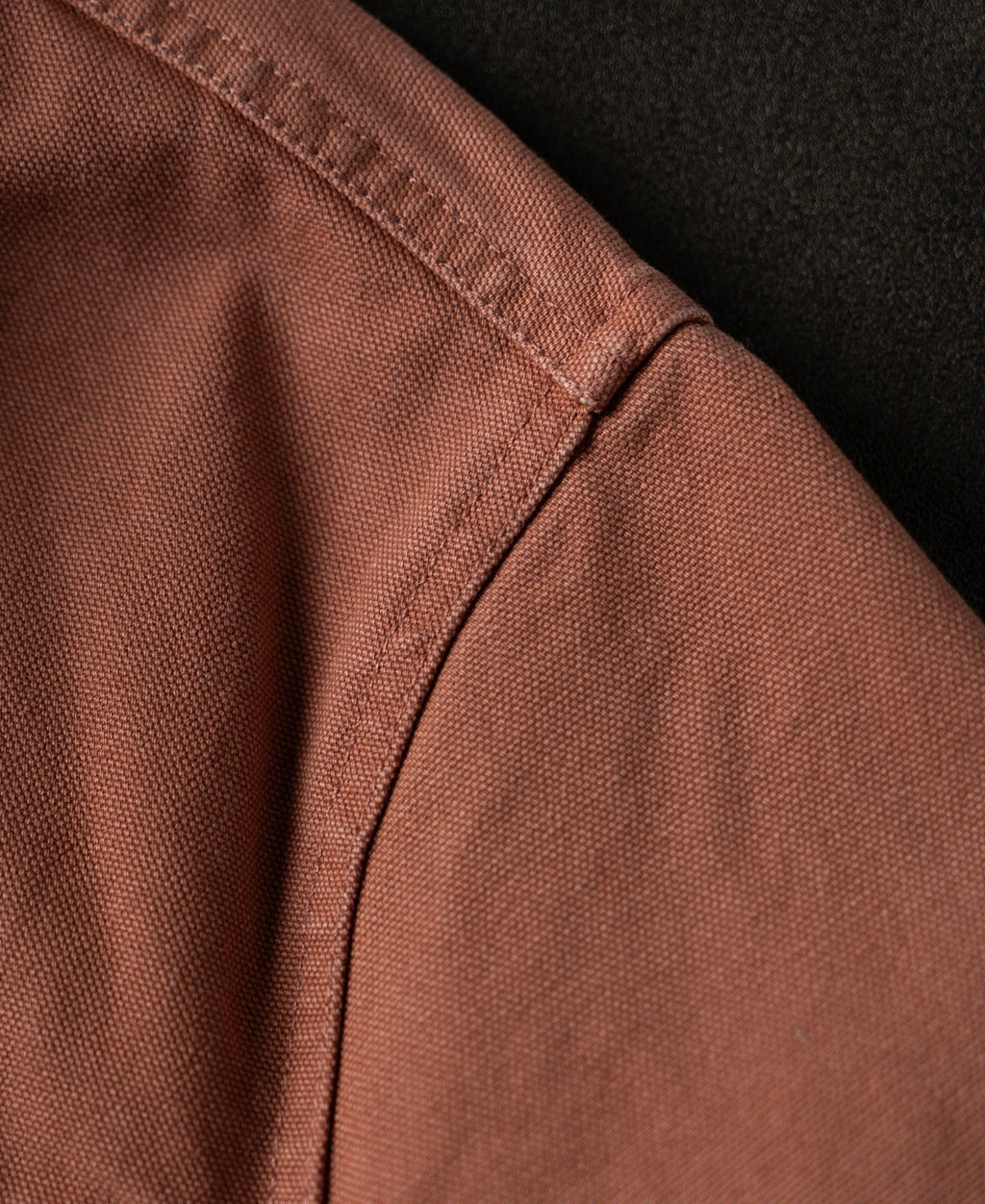 Classic Canvas Cruiser Cropped Jacket - Clay
