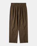 Classic Fit Two-Pleated Chino - Brown
