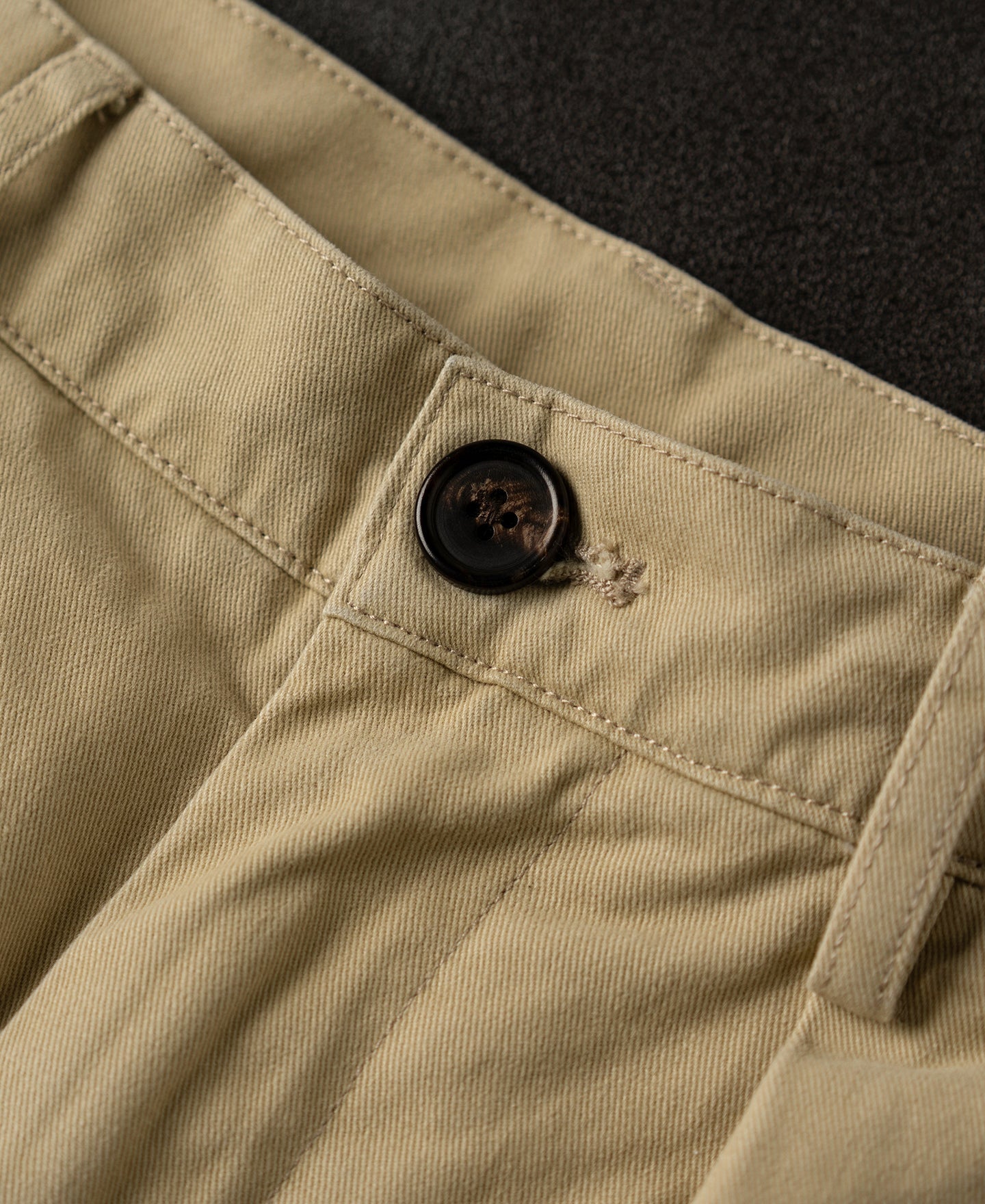 Classic Fit Two-Pleated Chino - Khaki