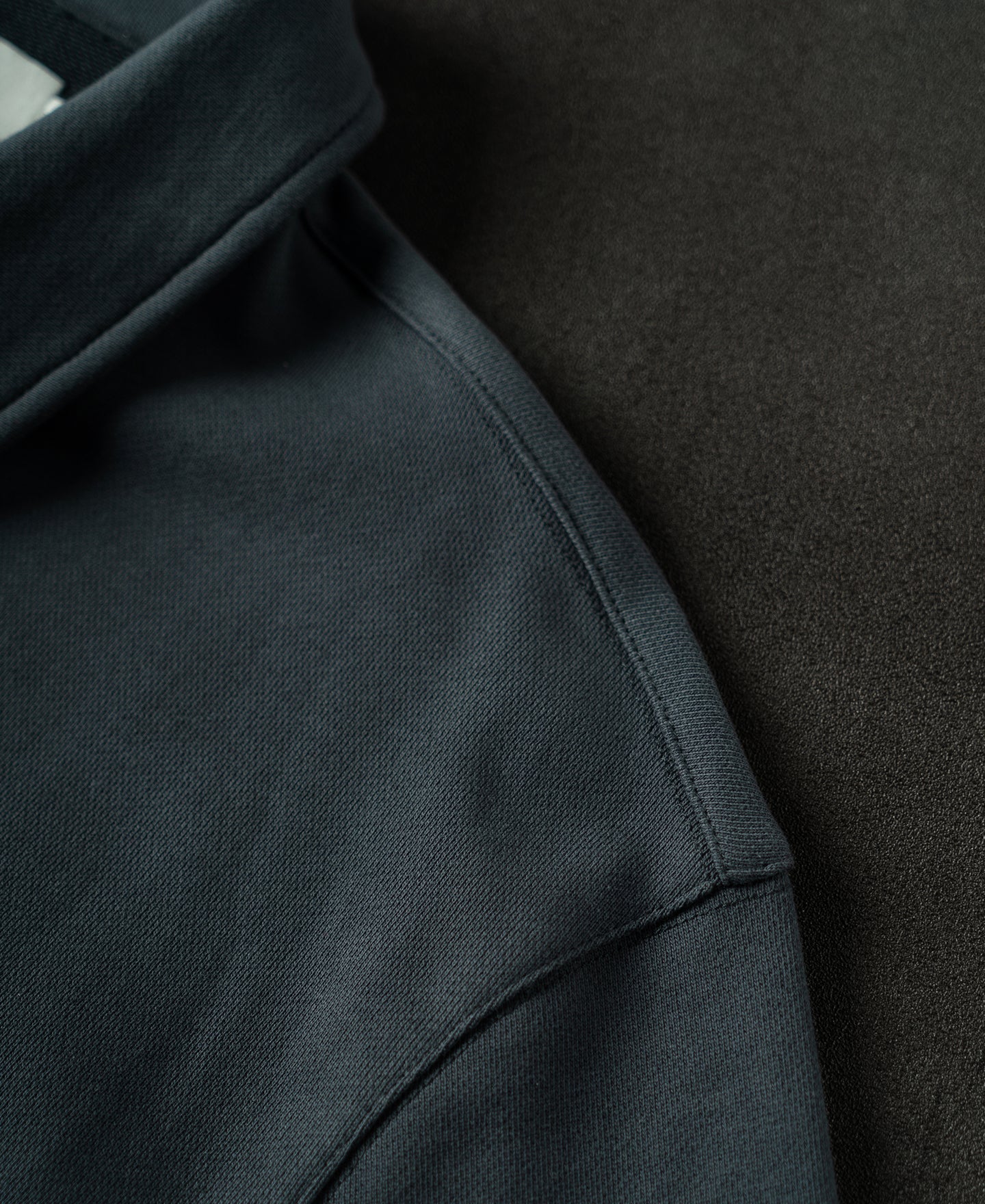 Heavyweight Quarter-Zip Collar Sweatshirt - Vintage Black