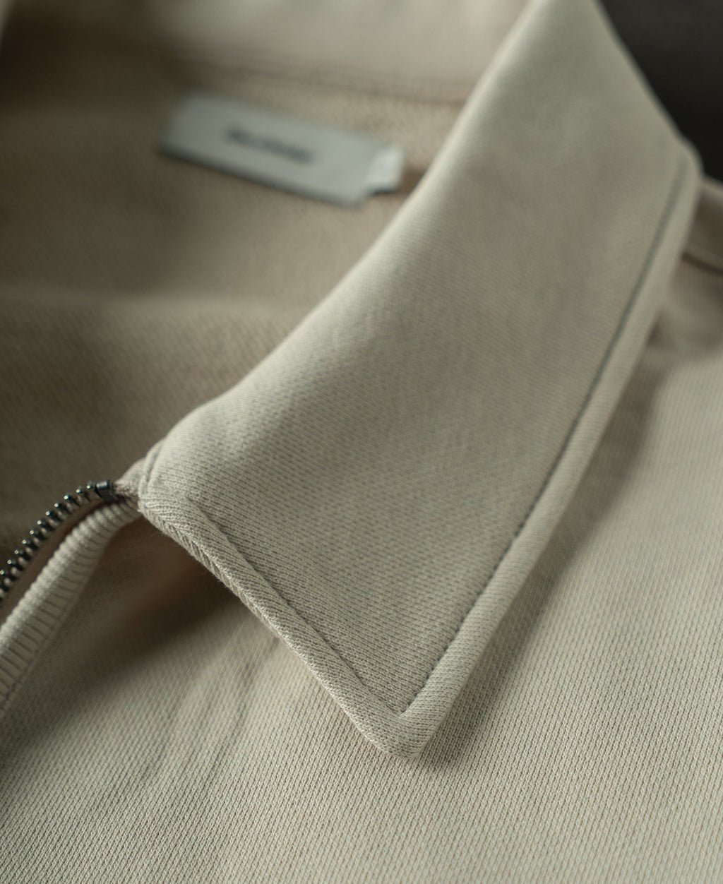 Heavyweight Quarter-Zip Collar Sweatshirt - Ivory