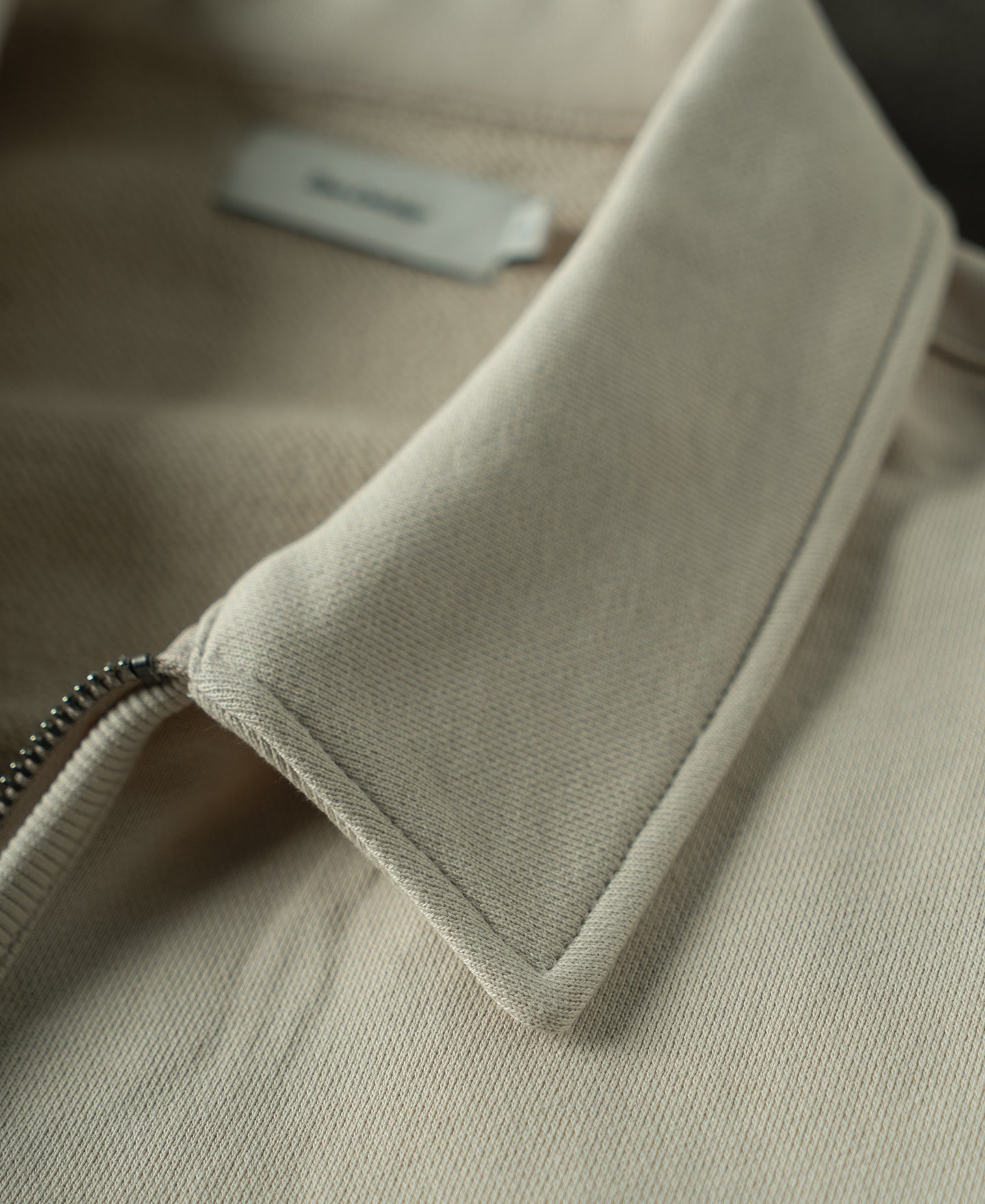 Heavyweight Quarter-Zip Collar Sweatshirt - Ivory