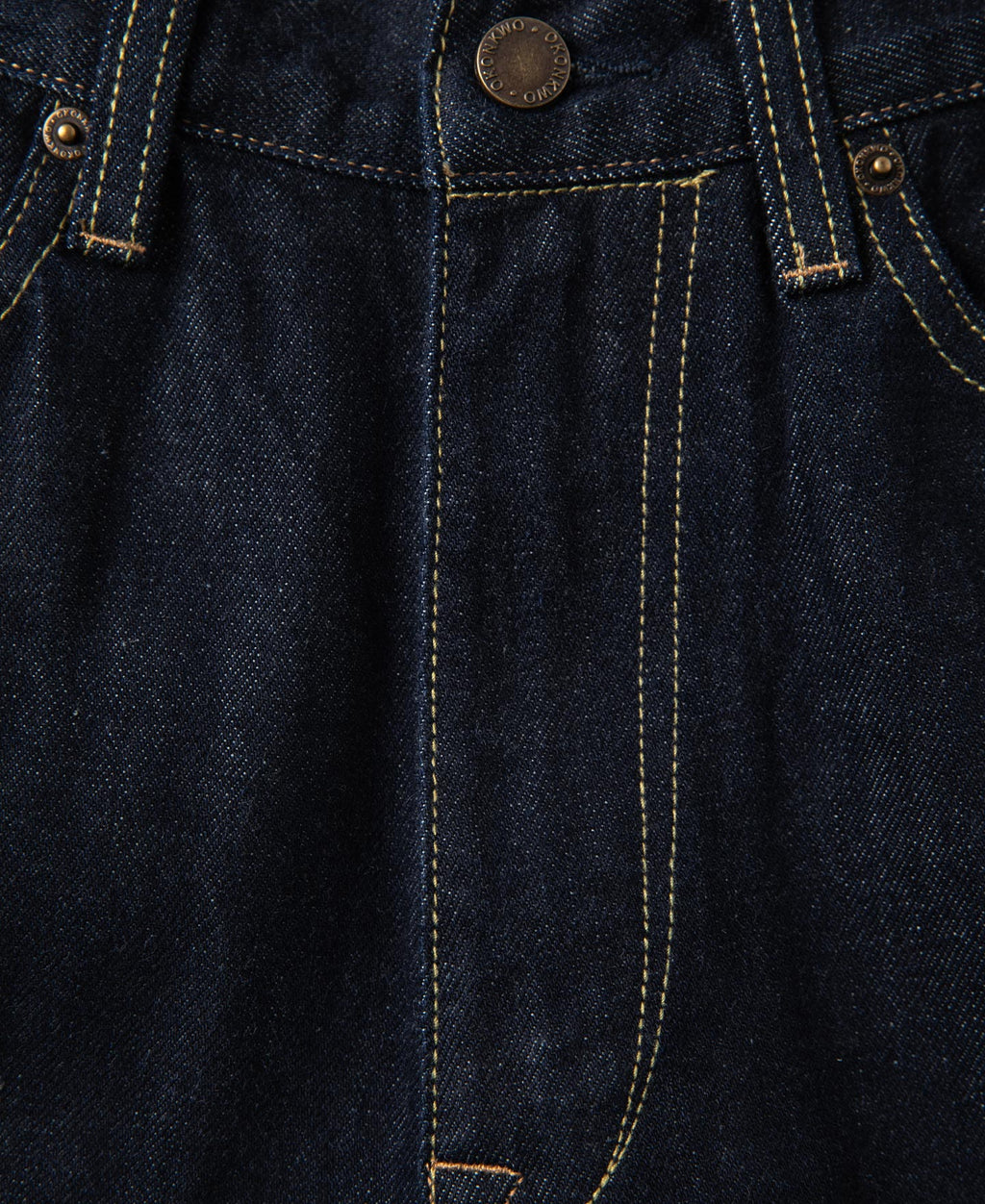 13.2 oz Embroidered Pocket Denim Jeans - Prewashed