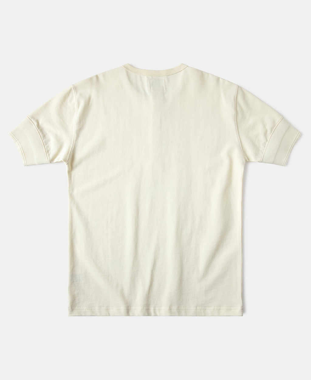 Vintage Short Sleeve Henley T-Shirt - Cream