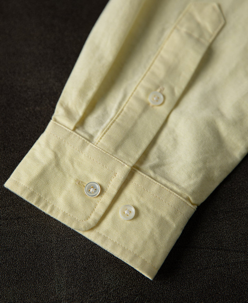 Classic Button-Down Oxford Shirt - Yellow
