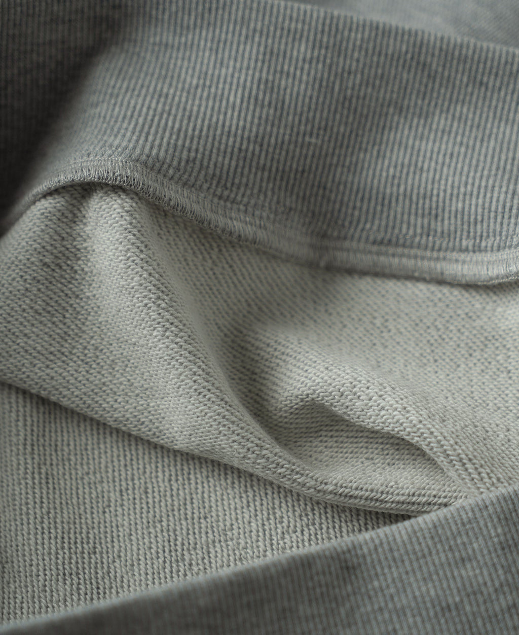 Vintage Baseball Collar Quarter-Zip Sweatshirt - Gray