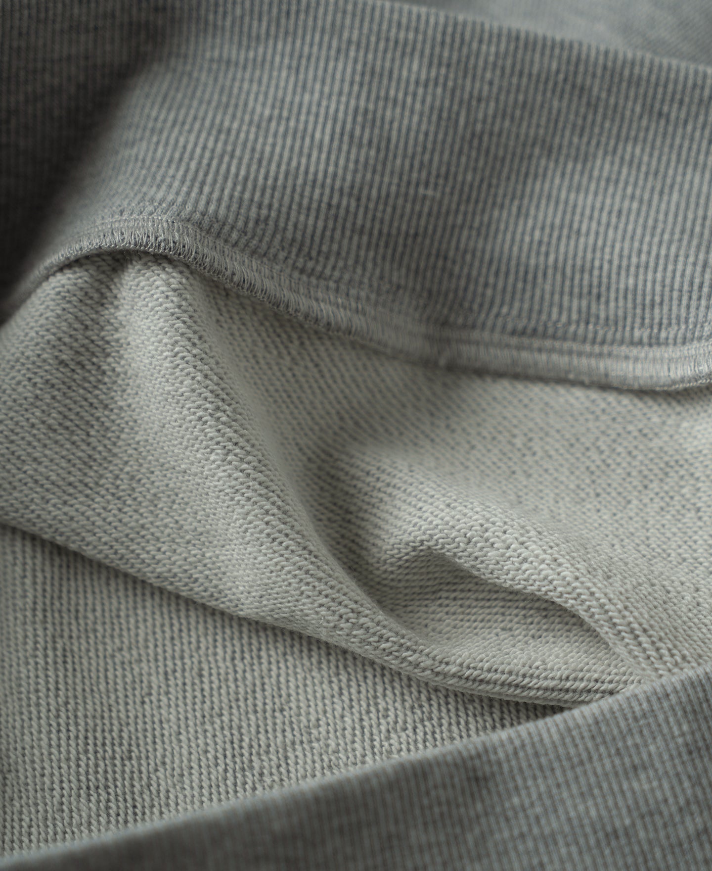 Vintage Baseball Collar Quarter-Zip Sweatshirt - Gray