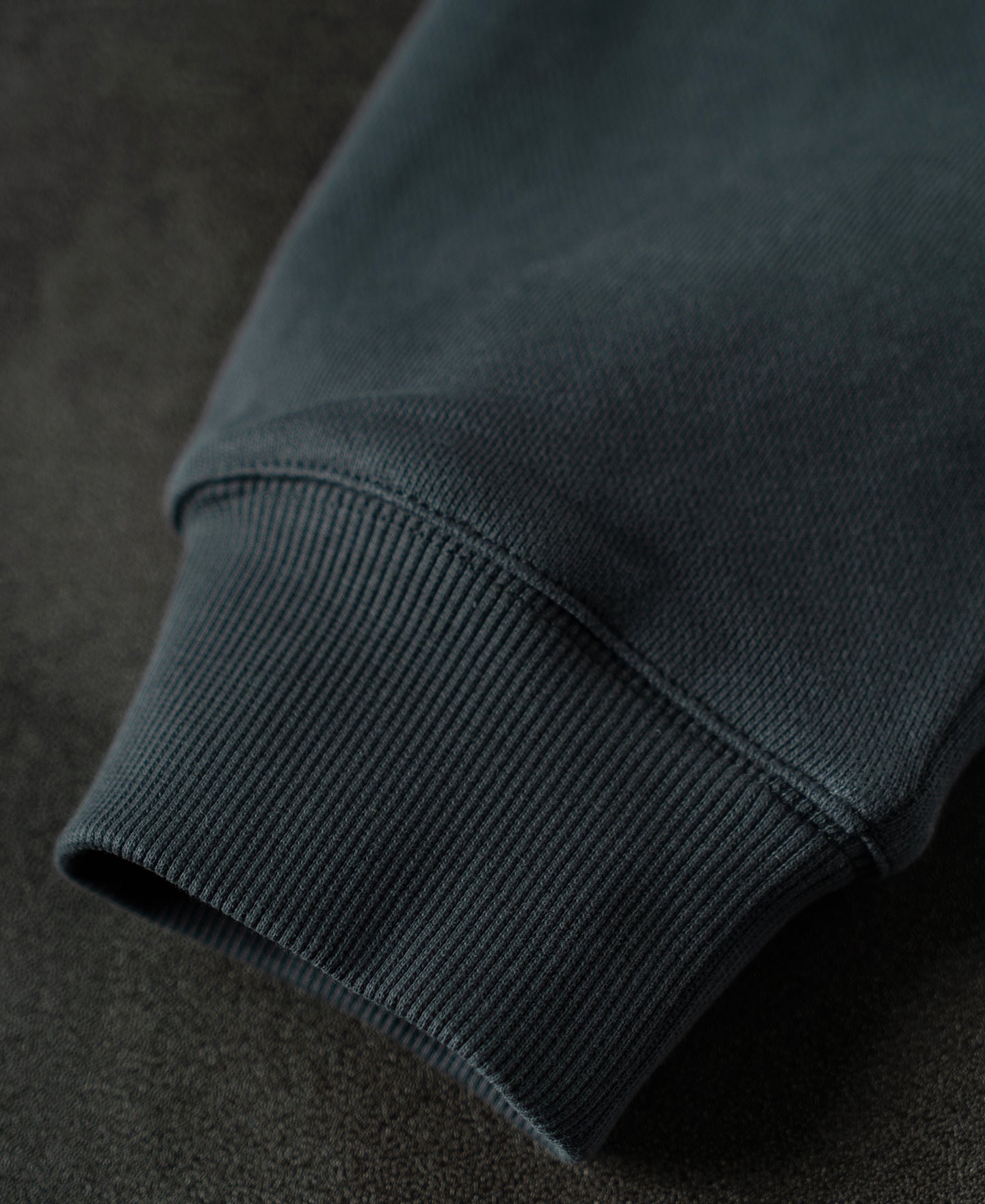 Heavyweight Quarter-Zip Collar Sweatshirt - Vintage Black