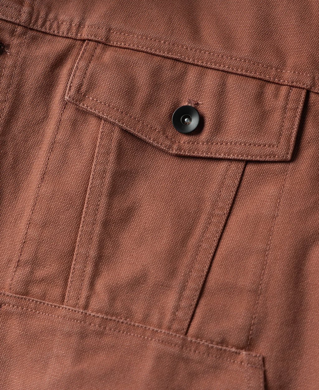 Classic Canvas Cruiser Cropped Jacket - Clay