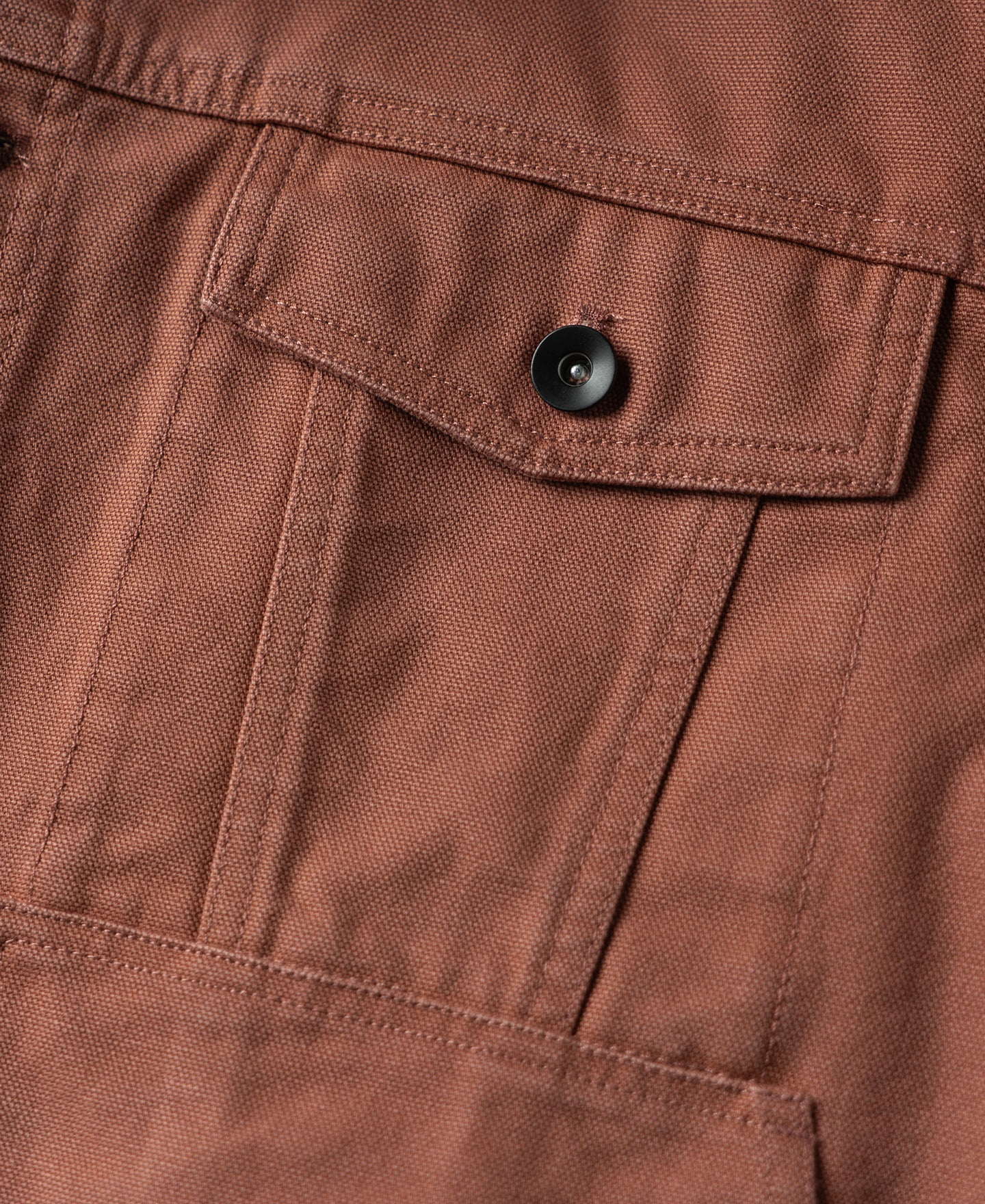 Classic Canvas Cruiser Cropped Jacket - Clay