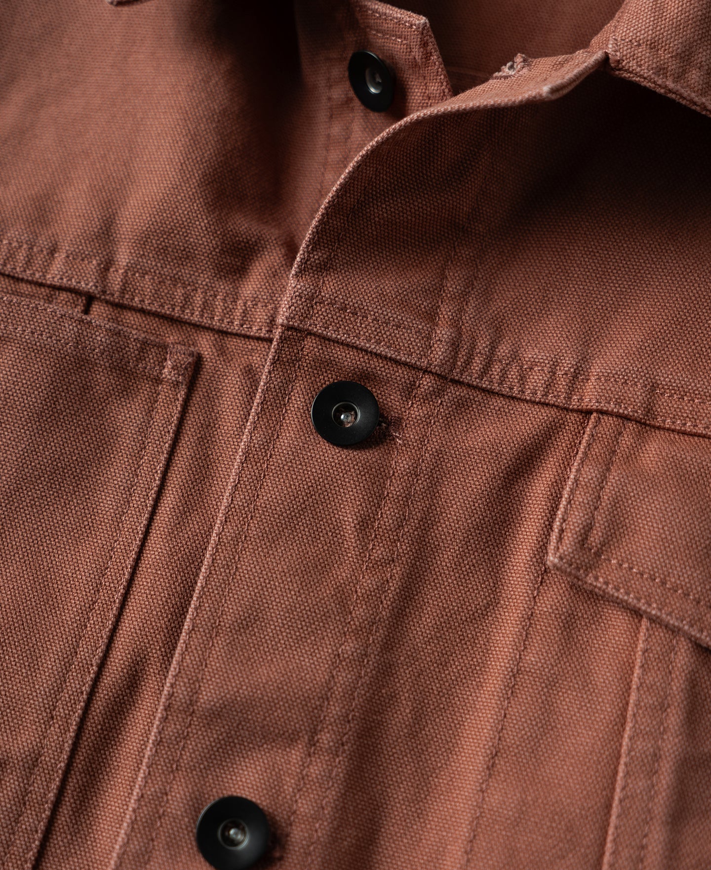 Classic Canvas Cruiser Cropped Jacket - Clay